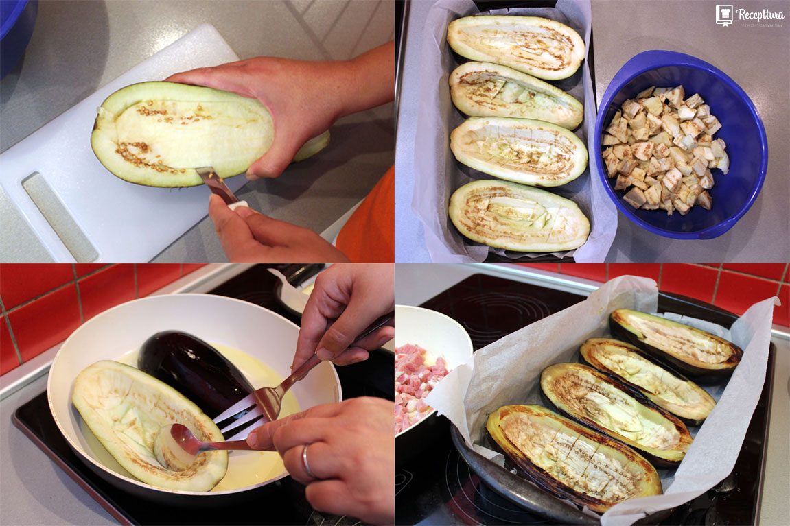Patlidžane je potrebno izdubiti.