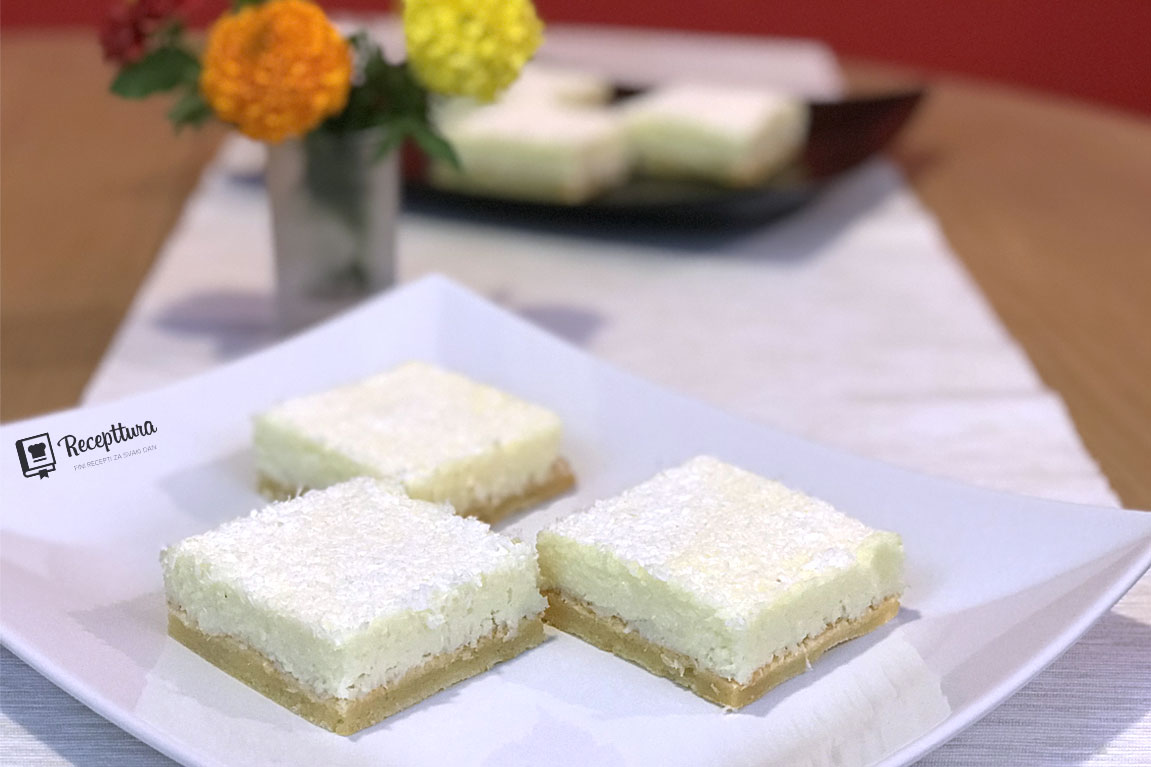 Poslužili smo fine kocke od kokosa