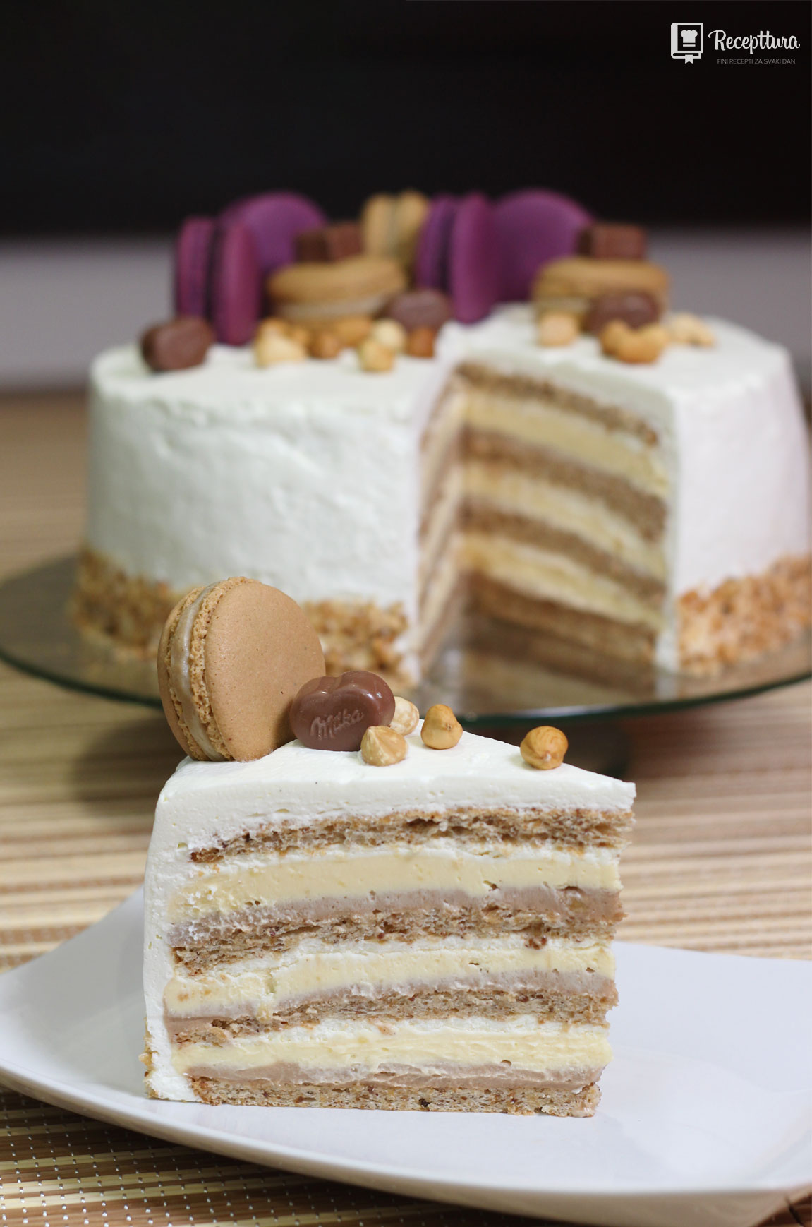 Milka torta recept