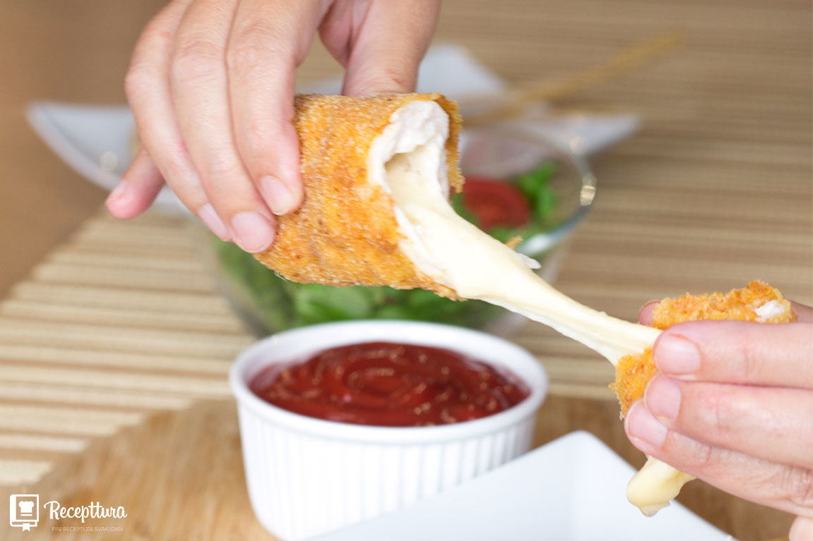Štapići od piletine i sira recept