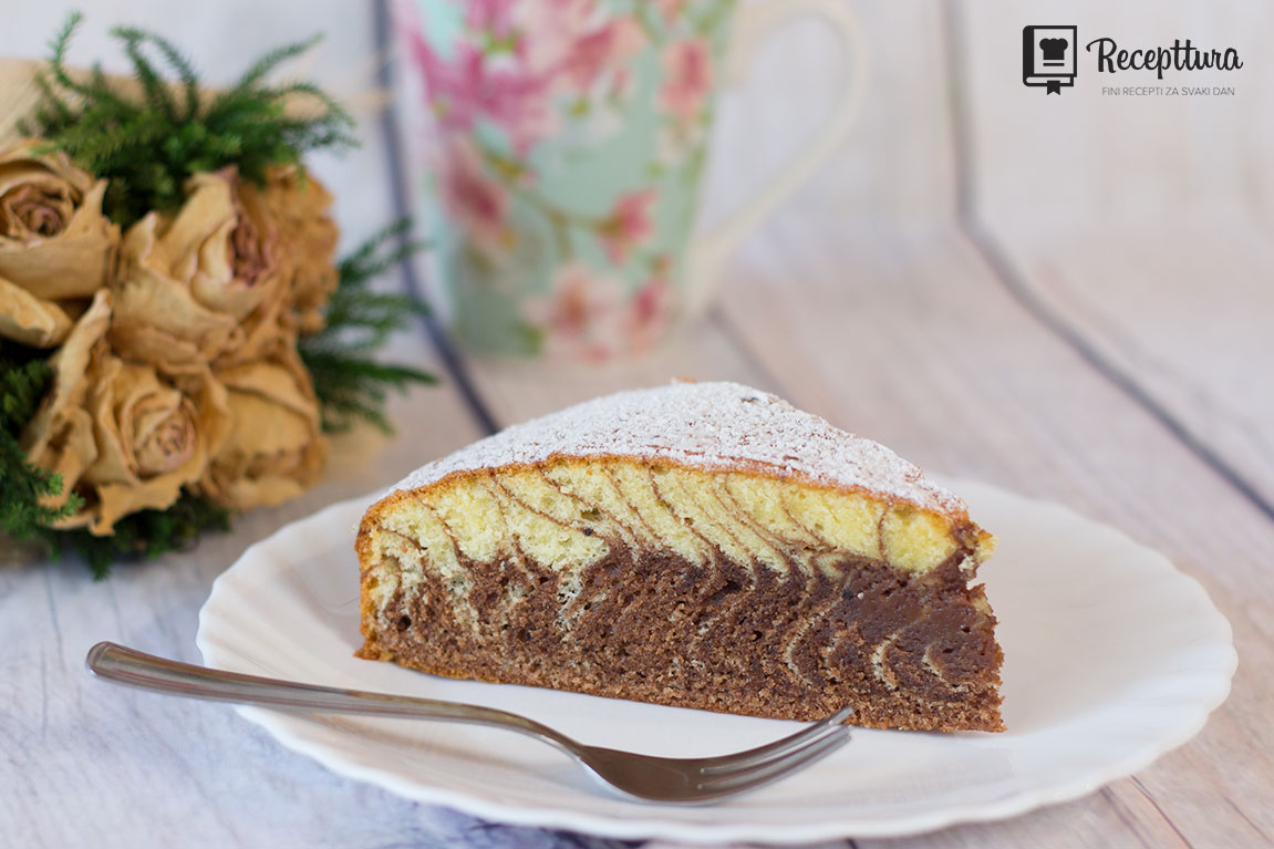 Recept za zebra kolač