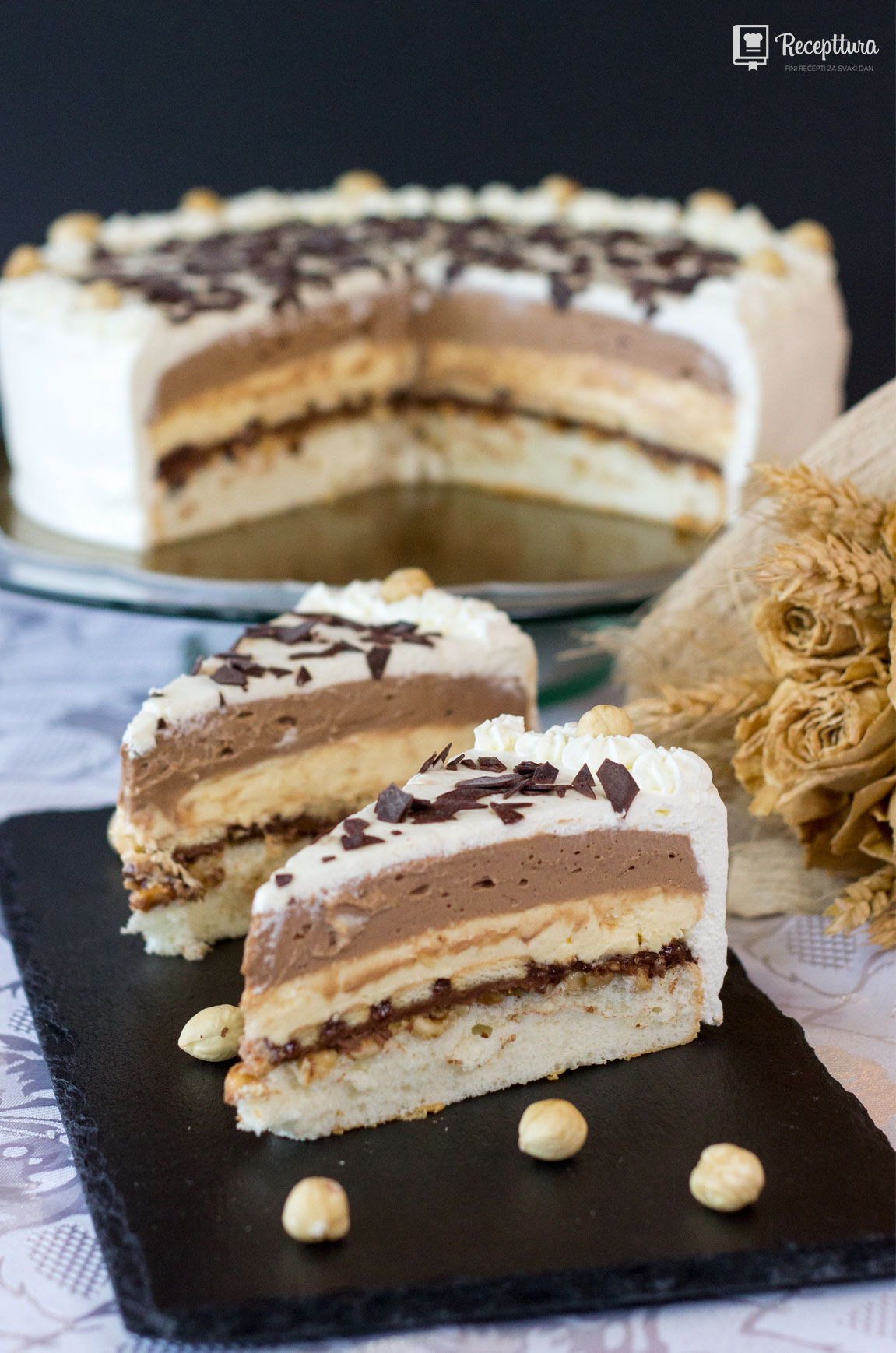 Monte torta recept