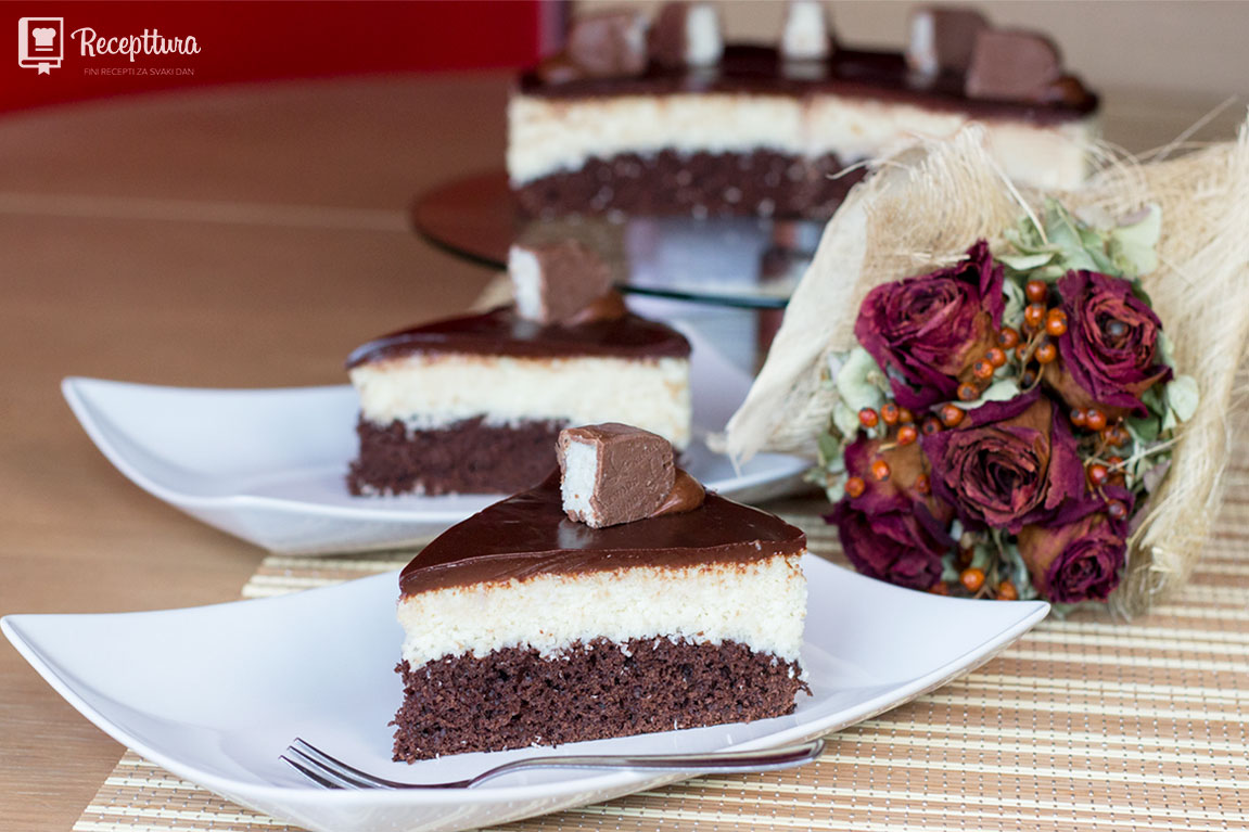 Bounty torta s kokosom i čokoladom