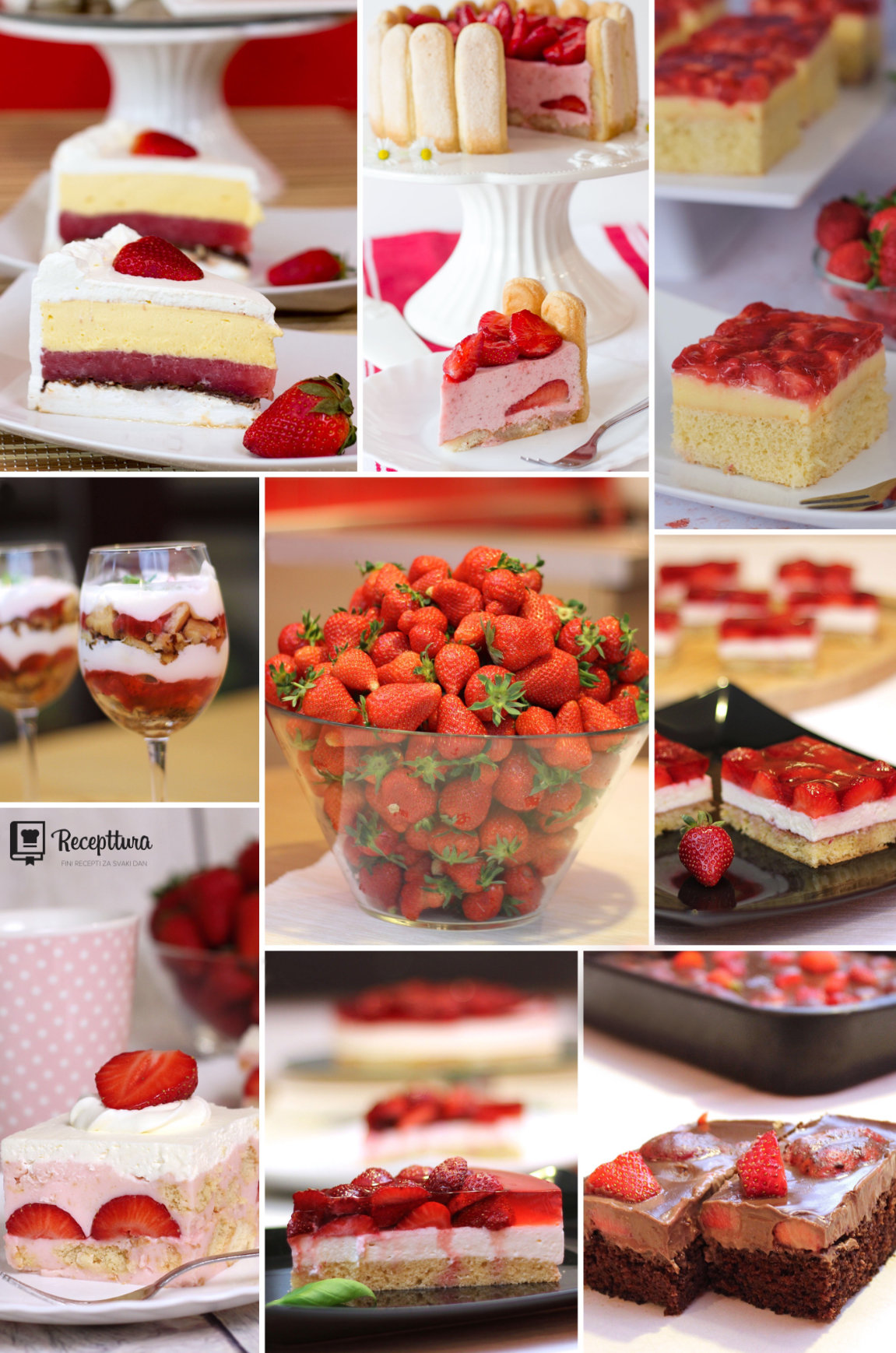 kolači s jagodama torte od jagoda
