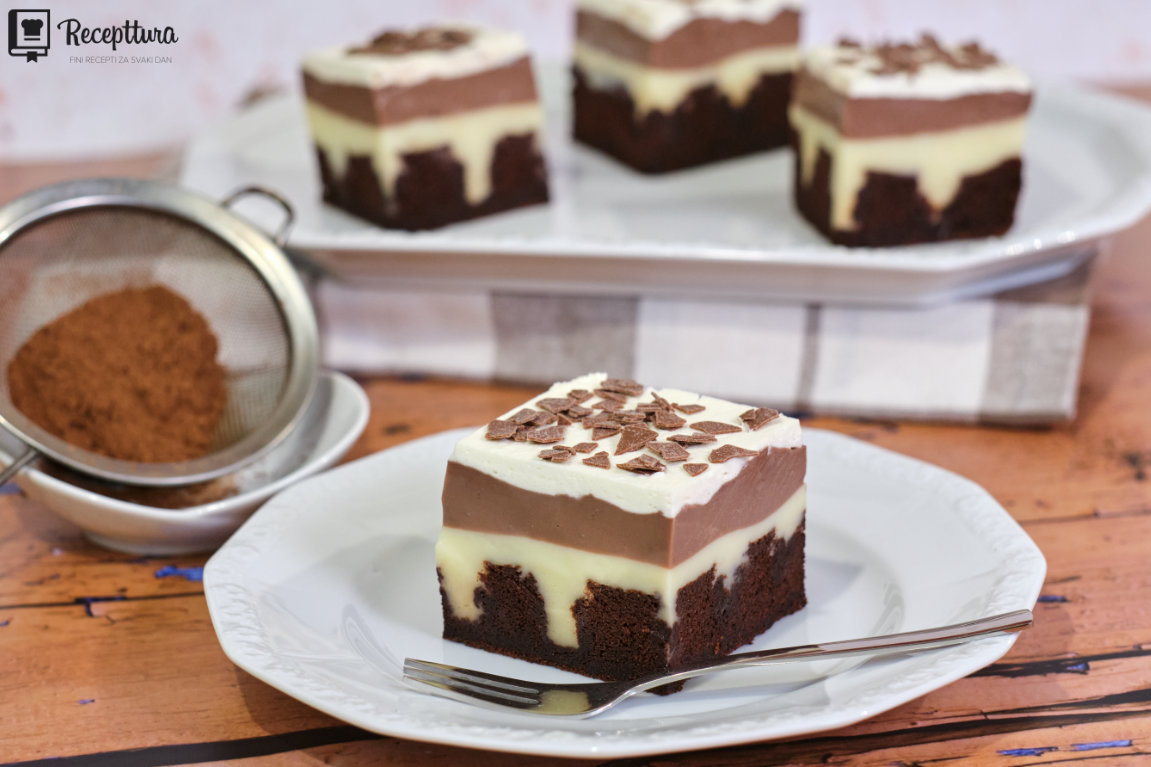 Puding kolač s rupama
